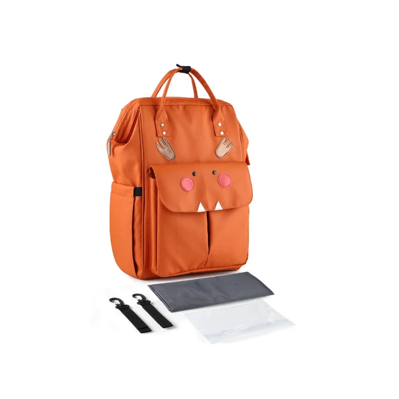 Sac à langer imperméable disponible en orange